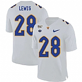 Pittsburgh Panthers 28 Dion Lewis White 150th Anniversary Patch Nike College Football Jersey Dzhi,baseball caps,new era cap wholesale,wholesale hats